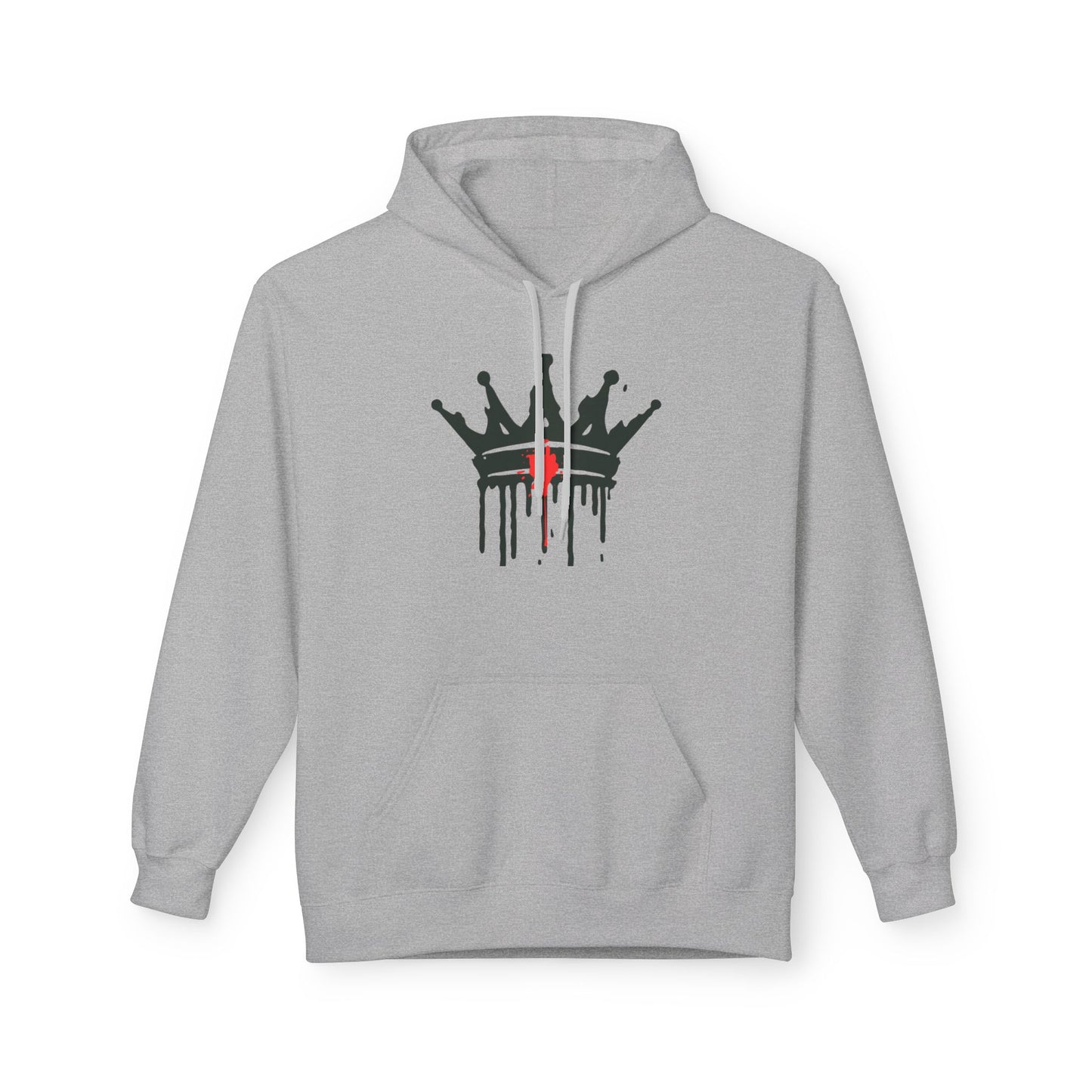 Dripping Crown- Fleece Hoodie
