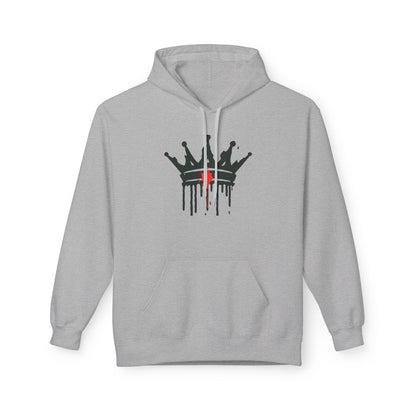 Dripping Crown- Fleece Hoodie