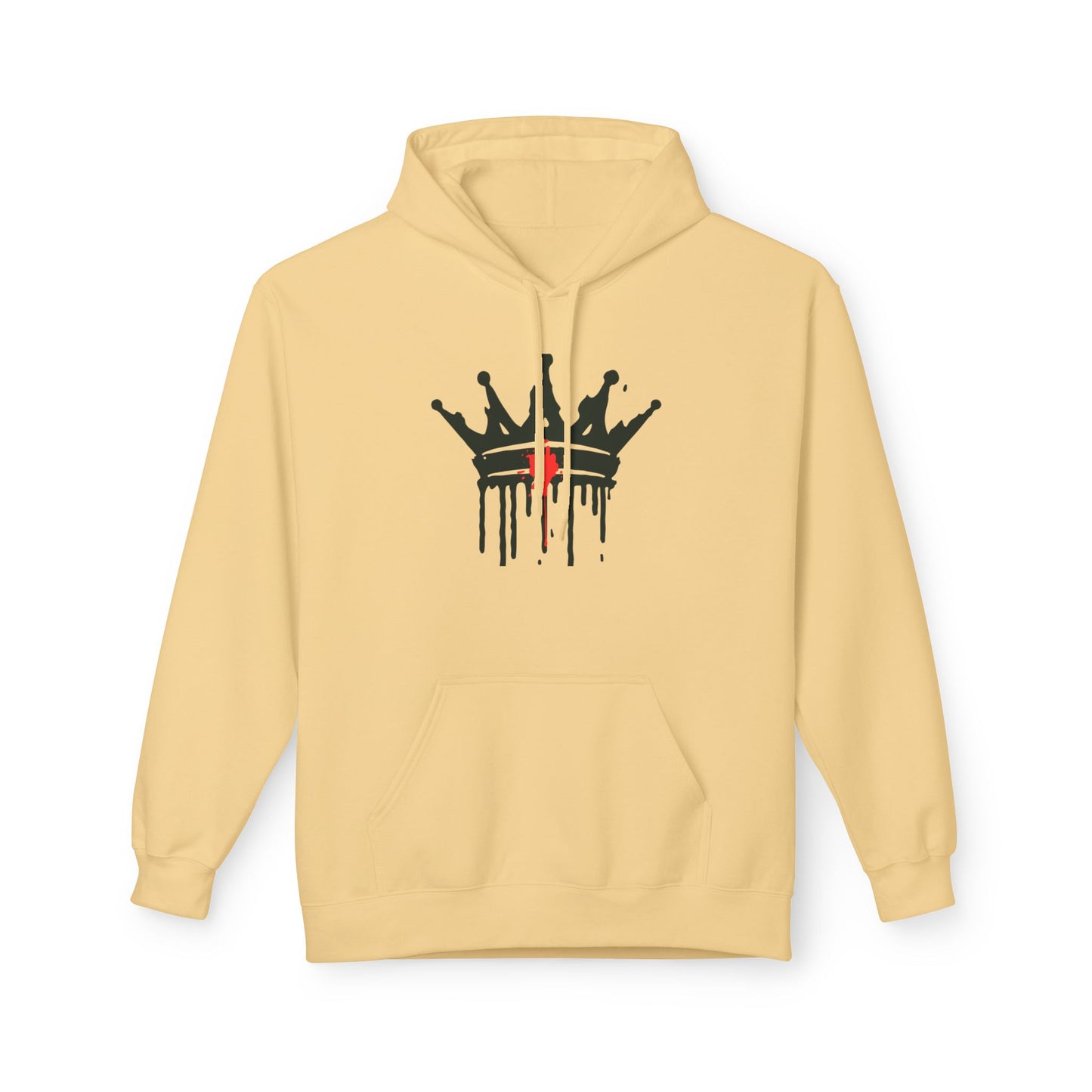 Dripping Crown- Fleece Hoodie