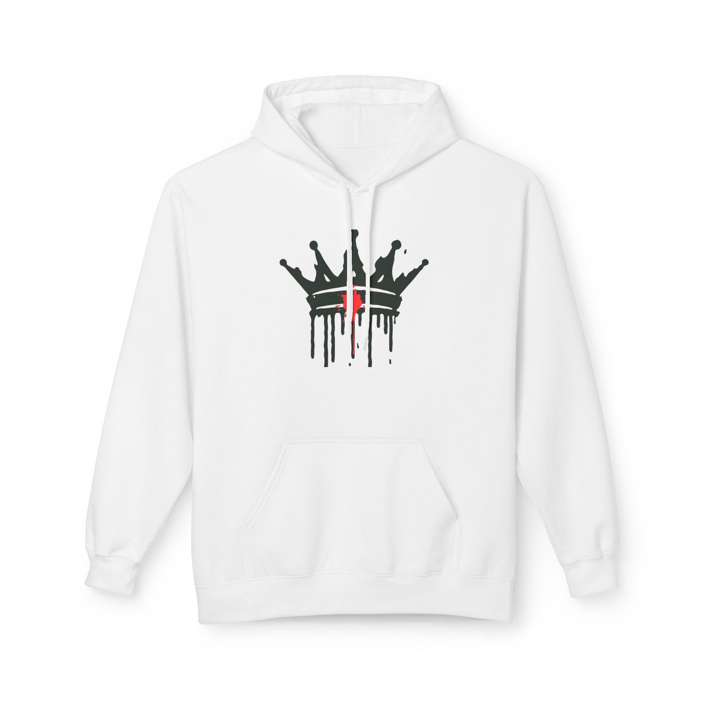 Dripping Crown- Fleece Hoodie