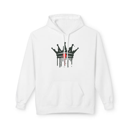 Dripping Crown- Fleece Hoodie