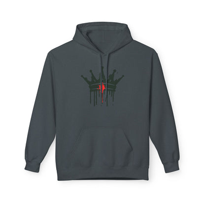 Dripping Crown- Fleece Hoodie