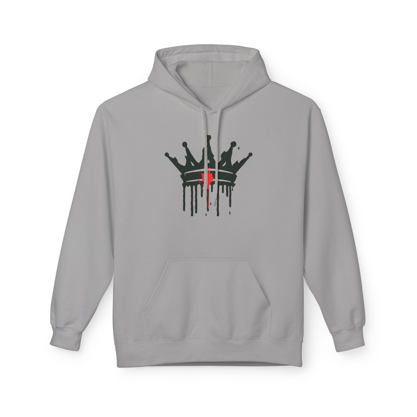 Dripping Crown- Fleece Hoodie